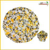 Cotton Frill Floral Print Laddu Gopal Poshak With Pagdi & Patka